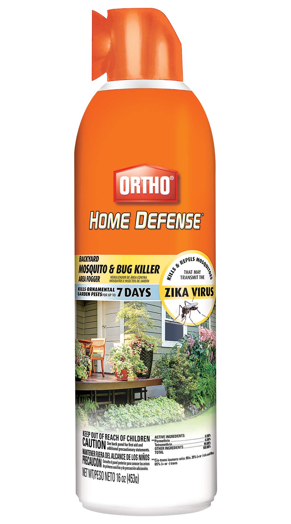 ORTHO Home Defense Outdoor Mosquito Fogger & Bug Killer 16 oz cans Lot of 4