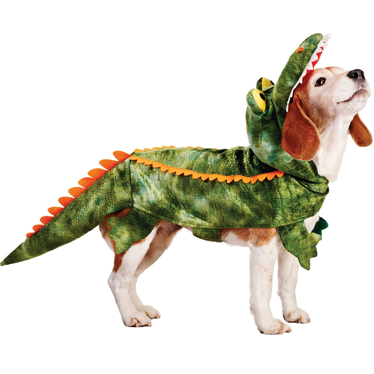 Kodervo Alligator Dog Costume - Funny Crocodile Costume for Small to Large Dogs, Halloween Cosplay Dress
