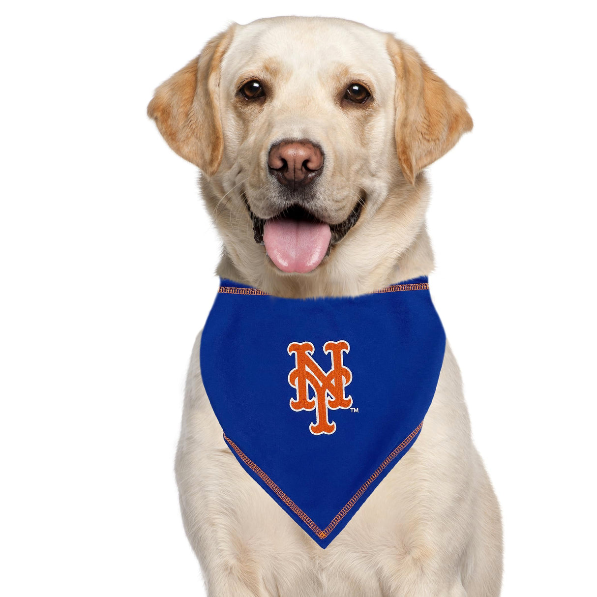 Pets First MLB New York Mets TIE Bandana, Small/Medium. Dog Bandana Scarf Bib for Pet Cat Dog. The Ultimate Game-Day, Party Bandanna, Birthday Event