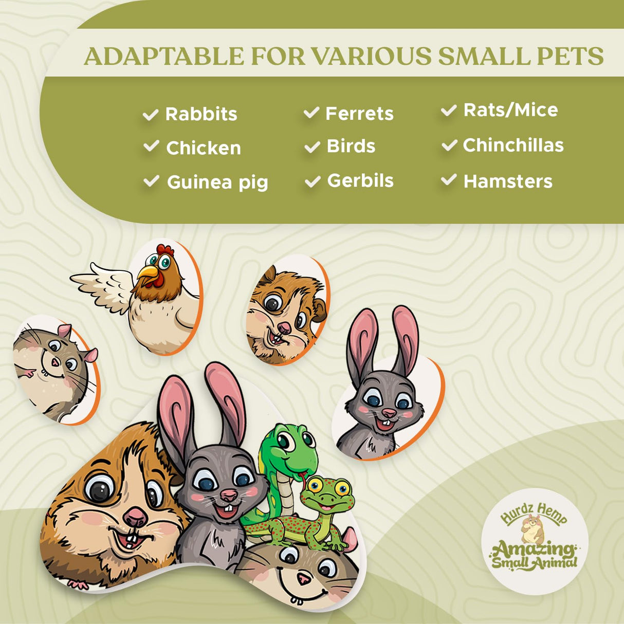 Hemp Bedding for Chickens - Made from 100% Natural Hemp - Superior Absorption & Odor Control- Eco-Friendly Hemp Bedding for Chickens - Easy Maintenance Hemp Bedding for Small Animals