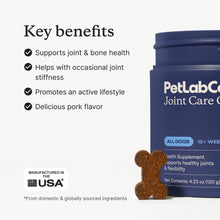 Load image into Gallery viewer, Petlab Co. Joint Care Chews for Dogs - High Levels of Glucosamine, Green Lipped Mussels, Omega 3 and Turmeric - Hip and Joint Supplement for Dogs to Actively Support Mobility, Packaging May Vary