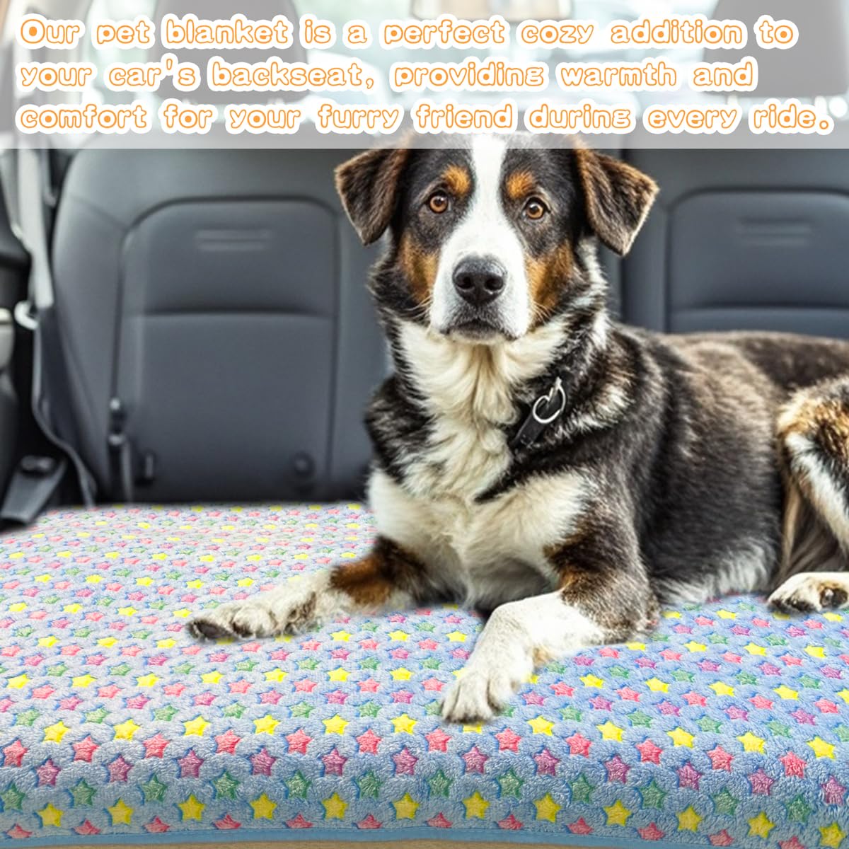 Dog Blankets for Medium Large Dogs, 3 Pack Washable Pet Throw 41" x 31", Fuzzy Soft Puppy Cover for Kennel Crate Bed