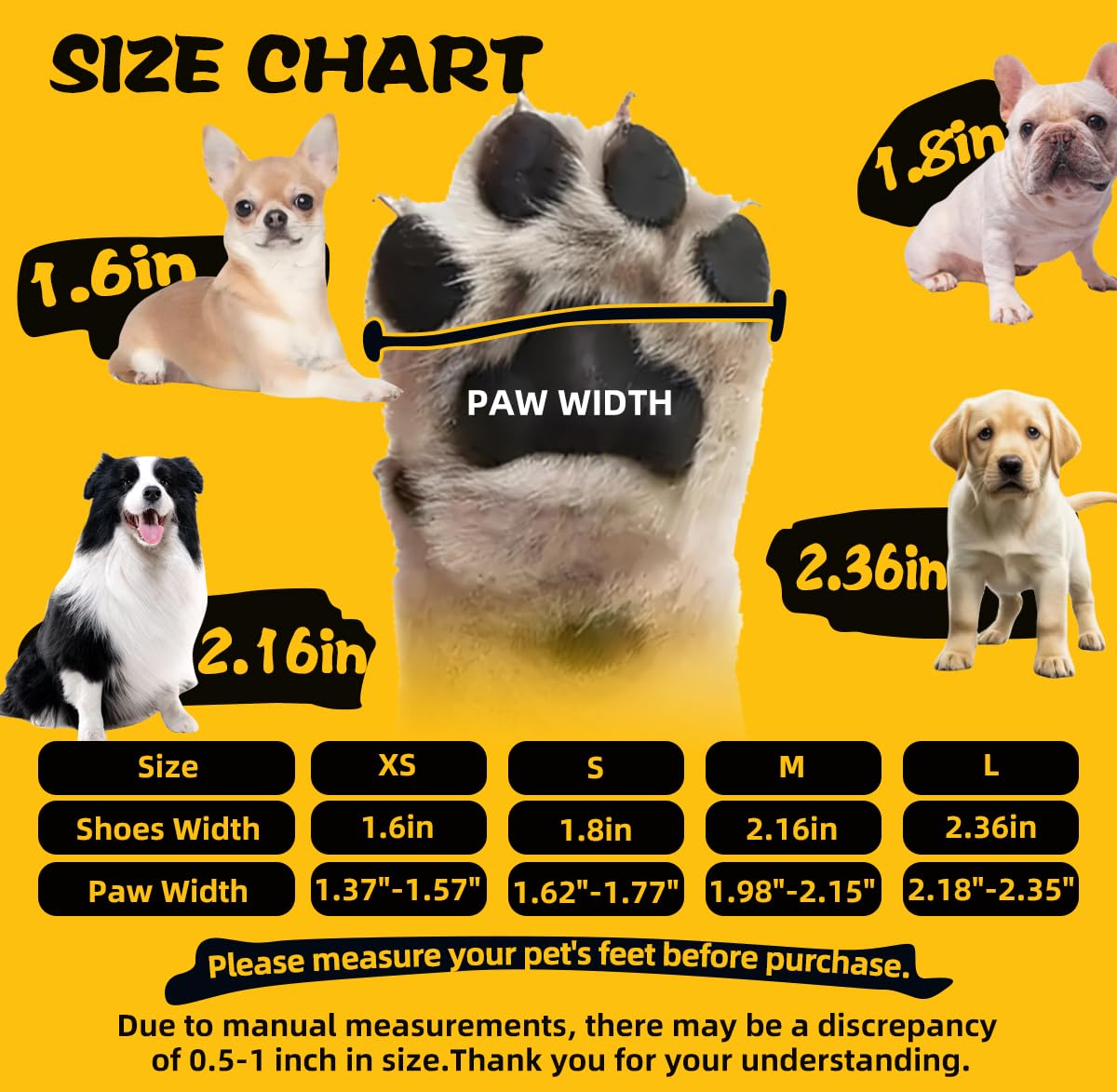 BoxxBerk Dog Shoes for Hot Pavement,Waterproof Dog Shoes for Small Medium Dogs,Breathable Non-Slip Dog Boots Paw Protectors with Rubber Soles,Dog Booties for Beach and Snow (Black, Large)