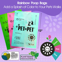 Load image into Gallery viewer, Pet N Pet 720 Counts Lavender Scented, Colorful Poop Bags for Dogs, 41% Plant Based & 59% PE Dog Poop Bags Rolls, Extra Thick Dog Waste Bag, Doggy Bag