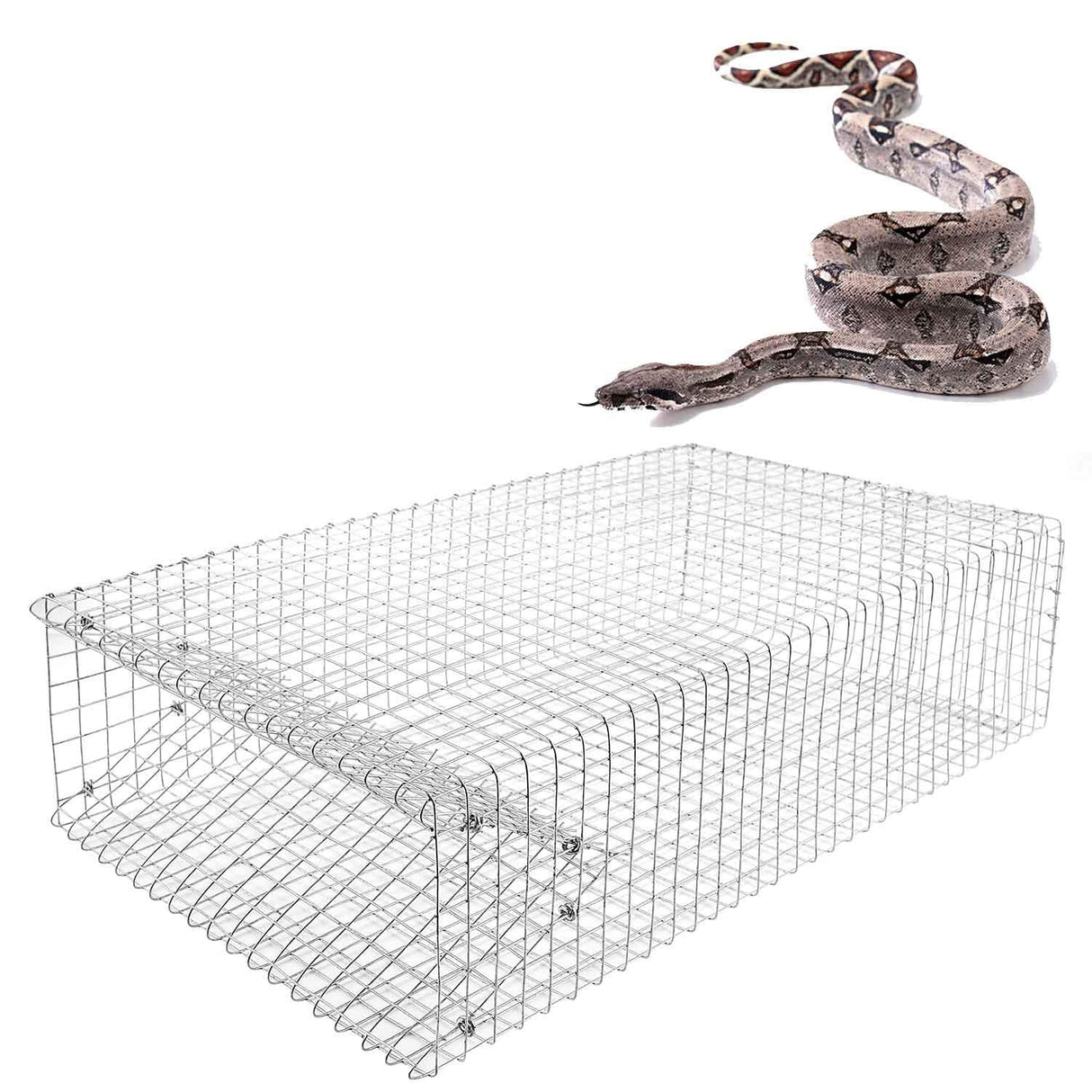 AmazingTraps The Amazing Humane Snake Trap - Catches and Release All Kinds of Snakes - Reusable!