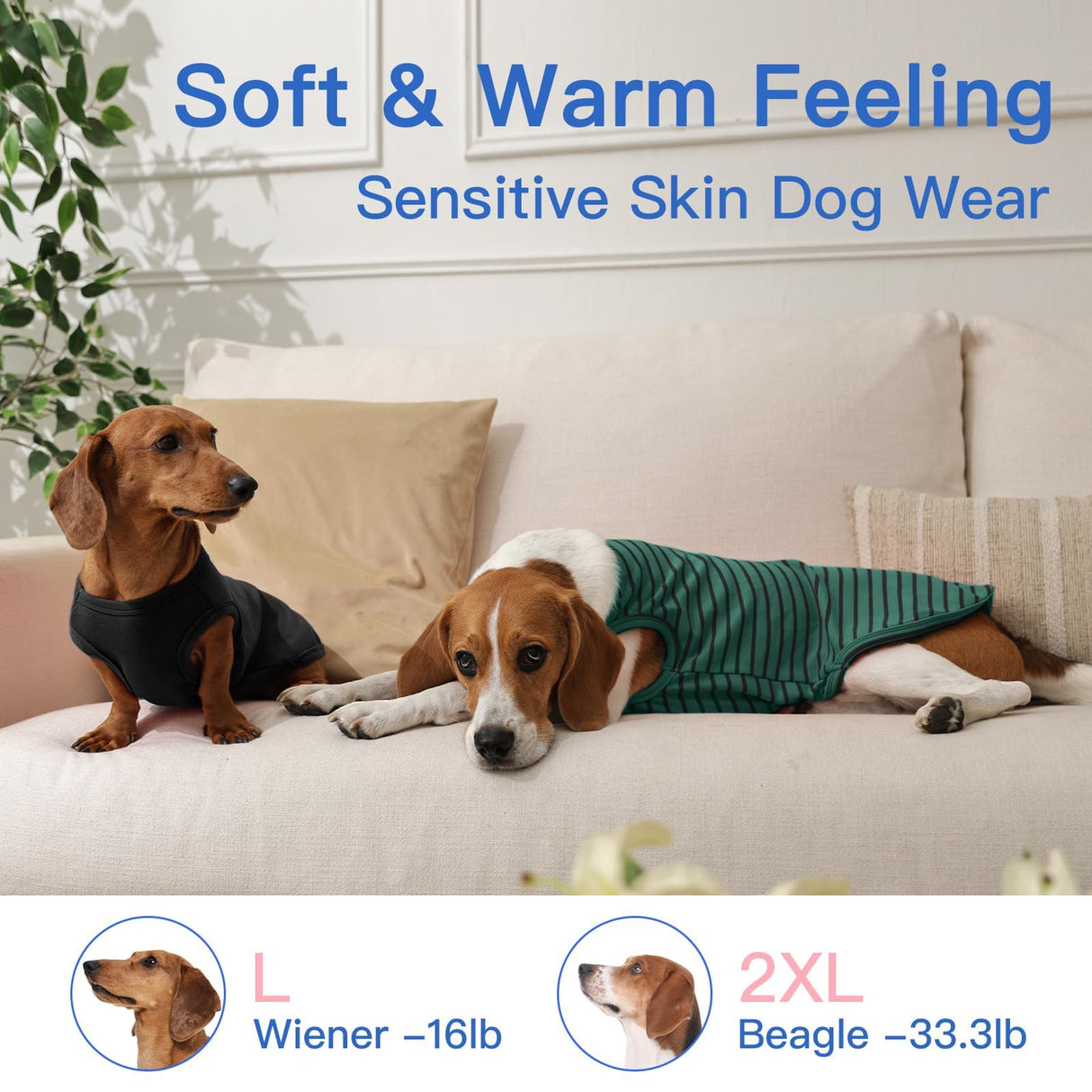 3 Pack Dog Fleece Sweater -Green-XS,Stretchy Pullover Vest | Warm Sweatshirt for Puppy Homewear,Soft Winter Shirt,Layering Under Jackets,Holiday Season Dog Clothes