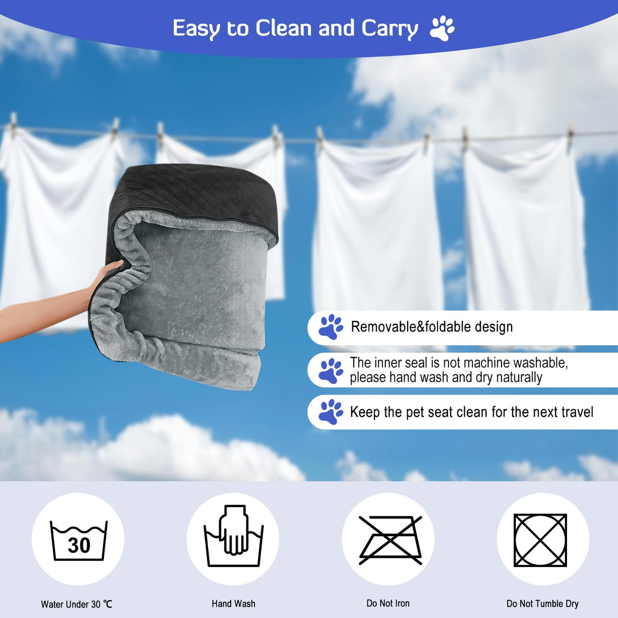 INFANZIA Dog Booster Car Seat for Small Medium Dogs, Elevated Pet Car Seats with Safety Leash for Pets Under 45Lbs, Washable Lookout Puppy Travel Seat with Storage Pockets (Medium, Black)