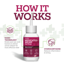 Load image into Gallery viewer, Vetality Medicated Otic Drops for Dog Ear Infection Treatment, 2 fl oz