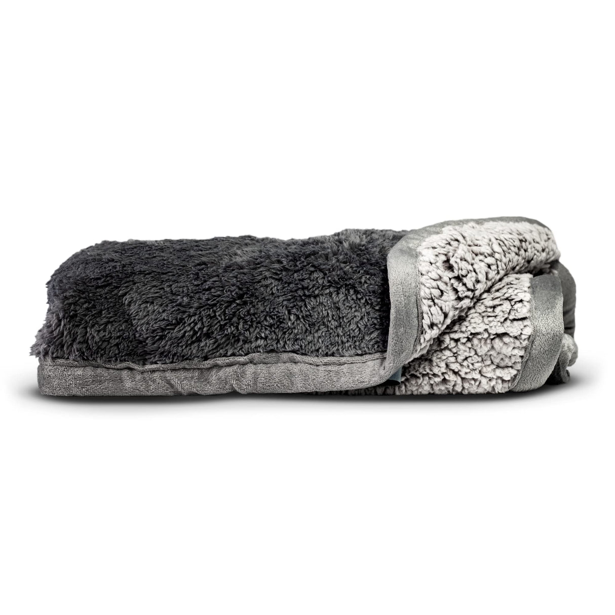 Pet Parents Pawtect Premium Waterproof Cat & Dog Blanket with WickQuick & Sherpup Technology, Puppy & Cat Blanket, Slate 32x40