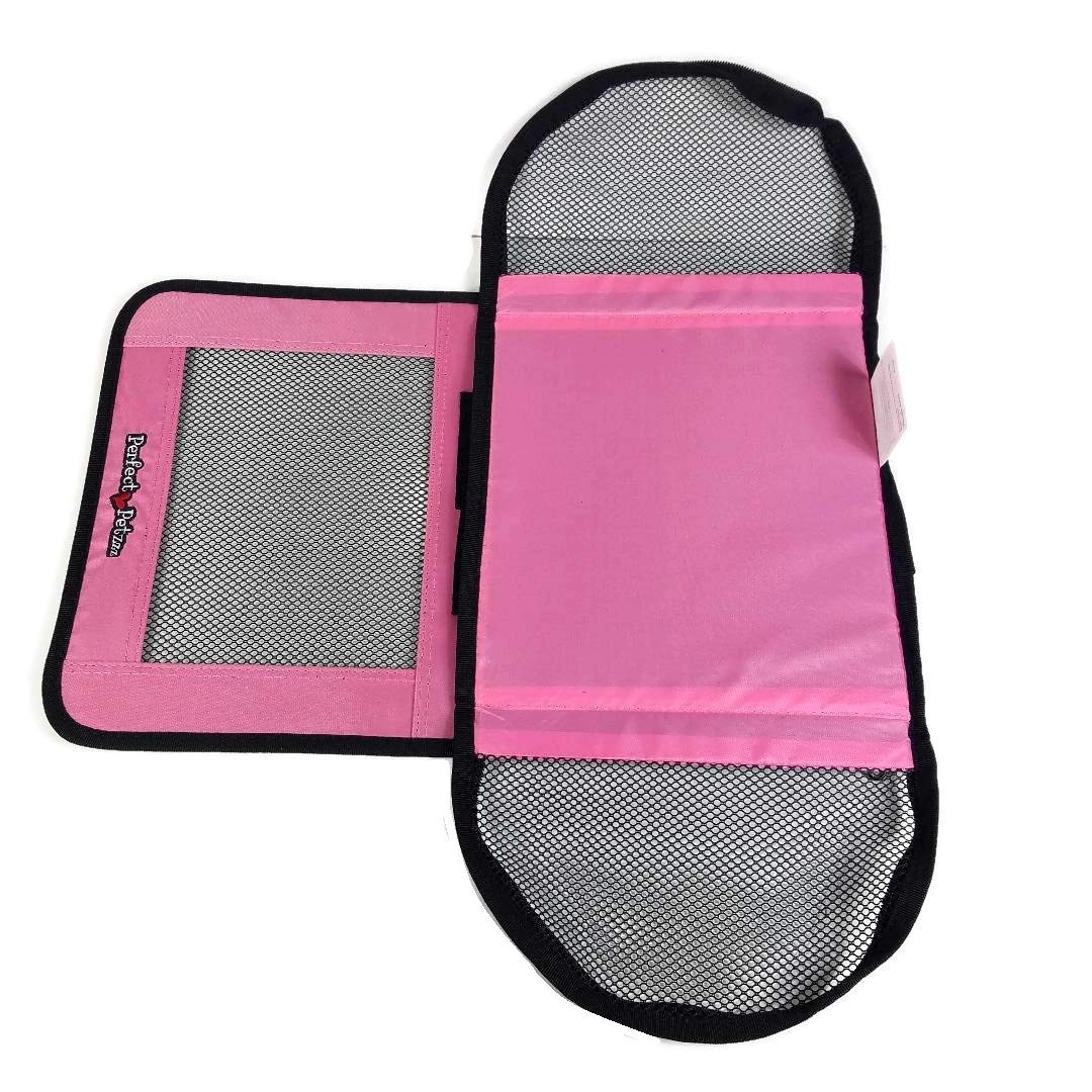 Perfect Petzzz Tote for Lifelike Stuffed Interactive Pet Dogs and Cats, Nylon and Mesh Toy Carrier for Pet Animals, Zippered Carrying Case Accessory (Pink)