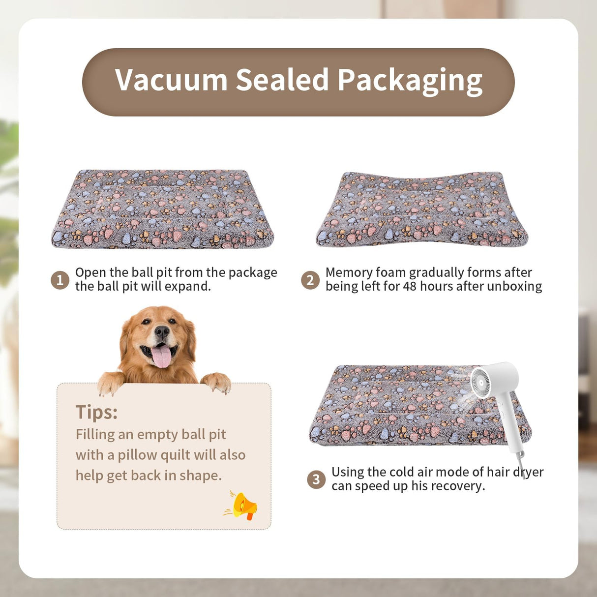 Dekeyoo Dog Crate Mats Bed for Medium Dogs, 30x20 Inch Short Plush Pet Mat, 1.6-inch Thick Thin Kennel Pad, Machine Washable Ideal for 30-Inch Dog Crates