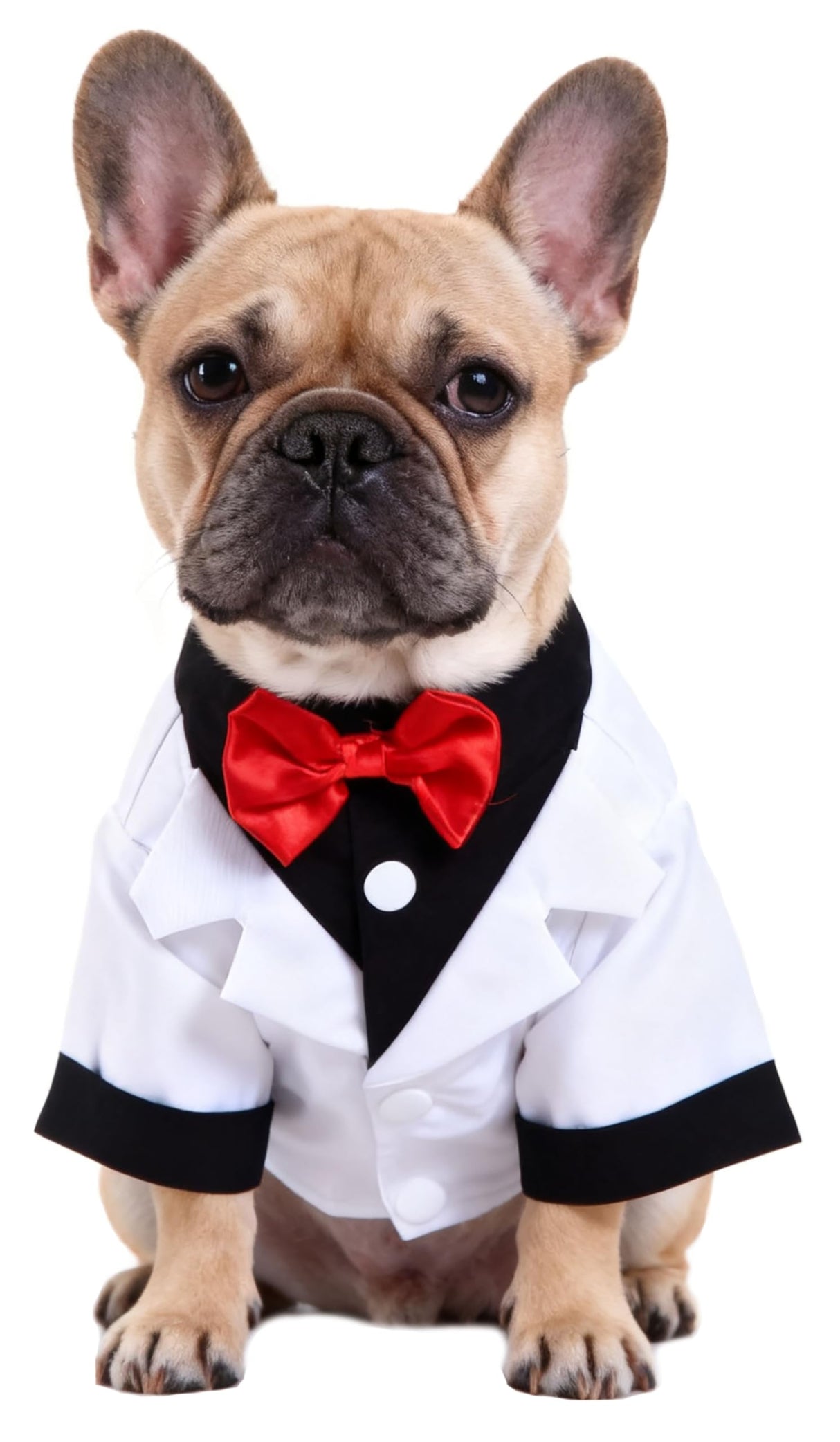 Black, White, Blue Dog Shirts for Wedding, Puppy Tuxedo, Dog Formal Wear, Doggie Tux, Suit and Tie Costume White Small