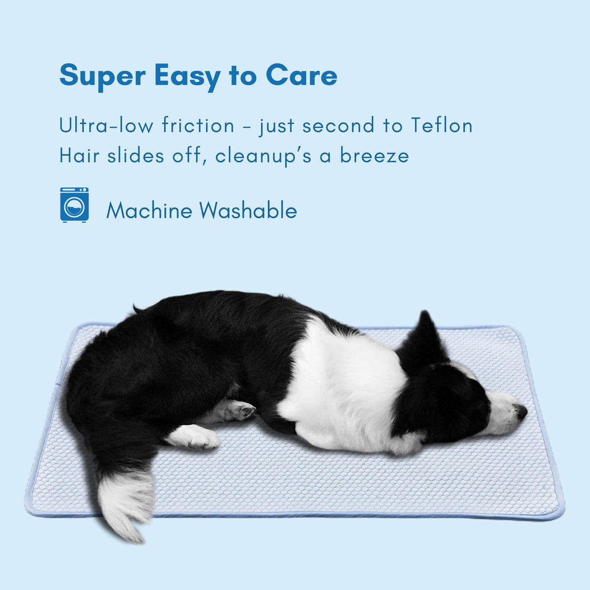 petfelix Mewfort Dog Cooling Mat, Chew & Scratch Resistant Dog Cooling Pad for Large Dogs, Self Cooling Mat for Dogs, No Water or Electricity Needed (Large 35.4"x23.6")