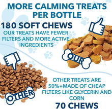 Load image into Gallery viewer, Hemp Calming Chews for Dogs with Anxiety and Stress - 180 Soft Dog Calming Treats - Dog Anxiety Relief - Storms, Fireworks, Thunder, Barking, Separation Aid - Valerian Root - L-Tryptophan - Hemp Oil