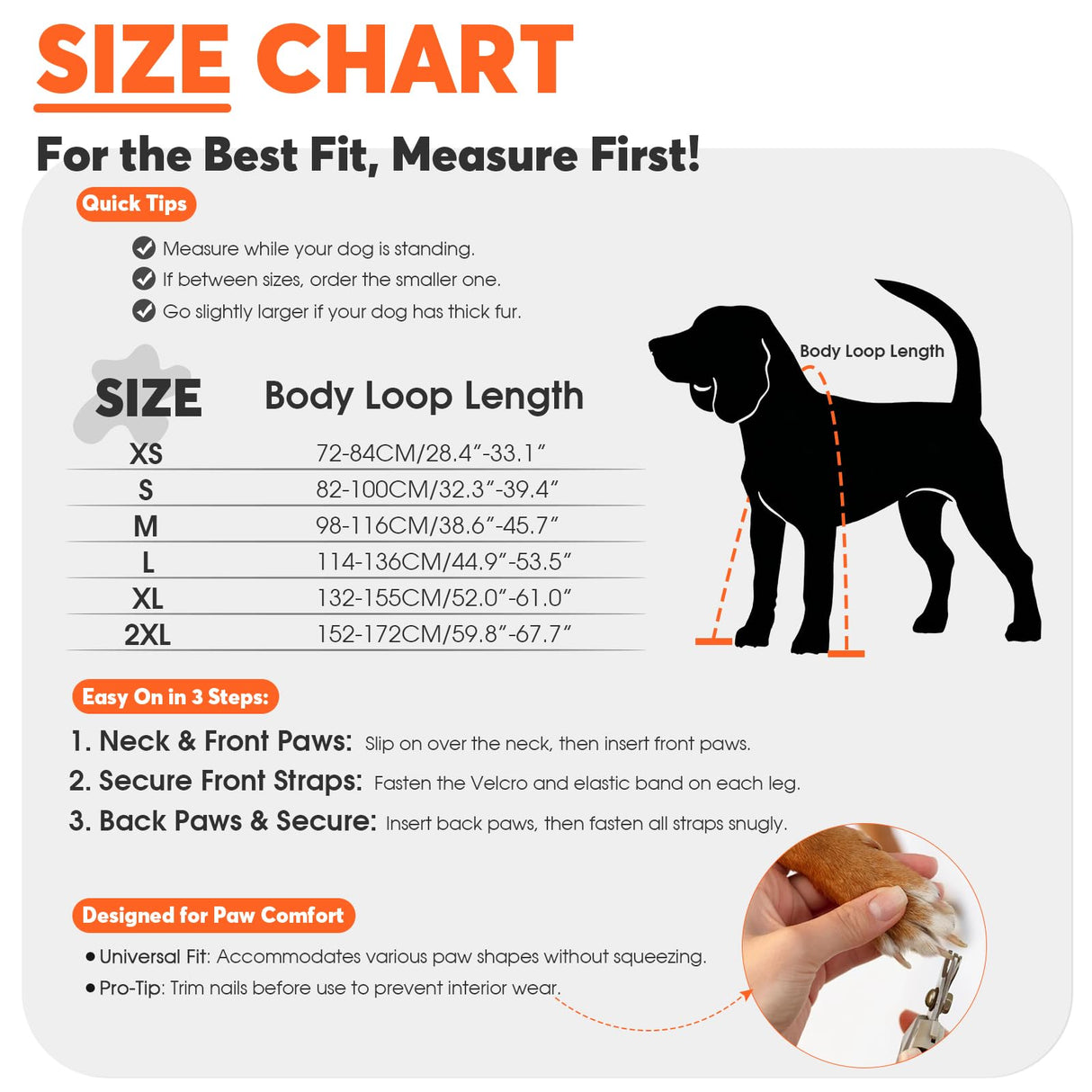Pezluxe Dog Suspender Boots, Waterproof Anti-Slip Dog Rain Boots with Adjustable Strap for Small Medium Large Dogs, Reflective Paw Protector Pet Shoes for Outdoor Walking, Rain Snow Hiking, Black, L
