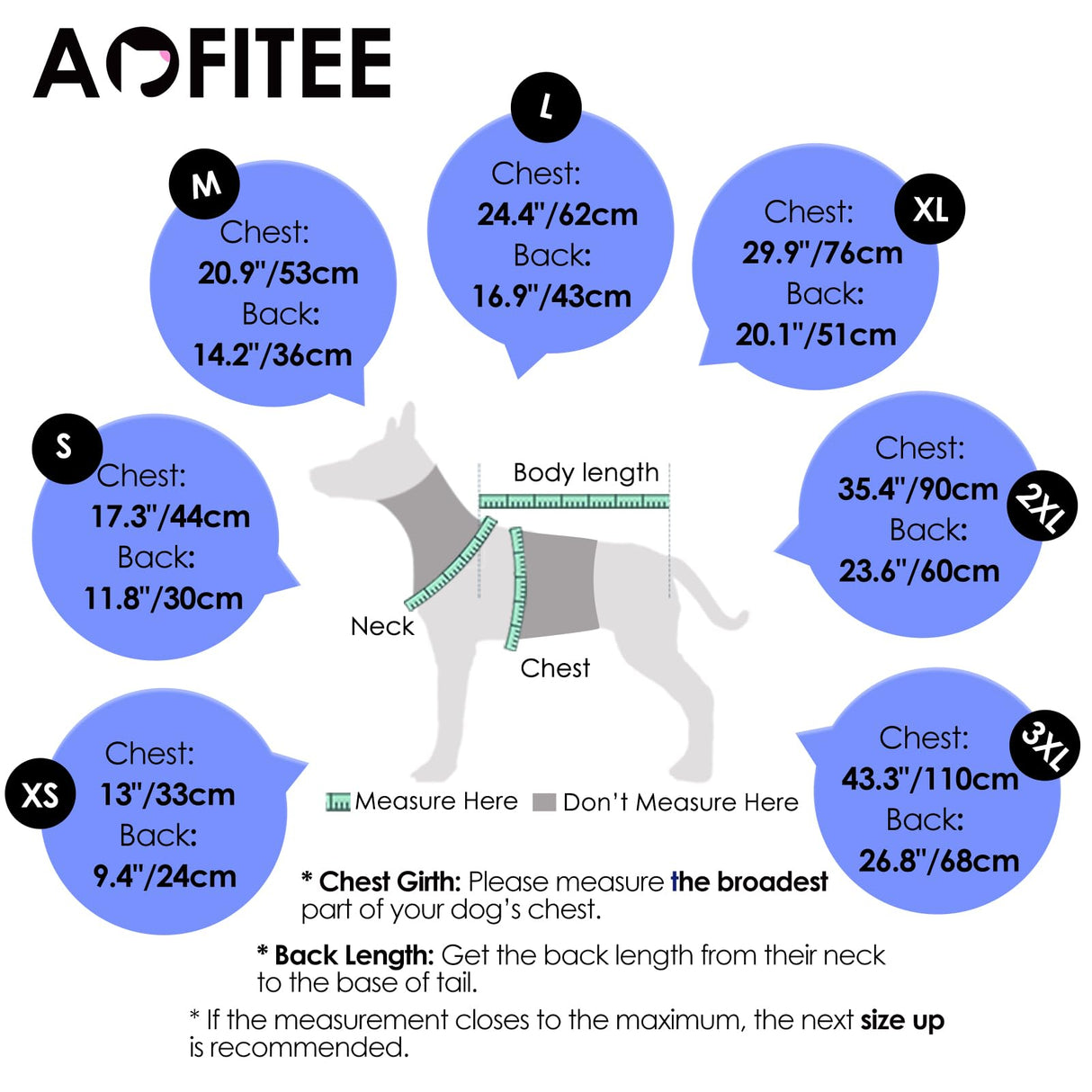 AOFITEE Dog Coat, Warm Dog Winter Coat for Small Dogs, Reflective Turtleneck Dogs Jacket with Harness Built in, Waterproof Windproof Pet Fleece Vest Snow Jacket for Cold Weather, Navy S