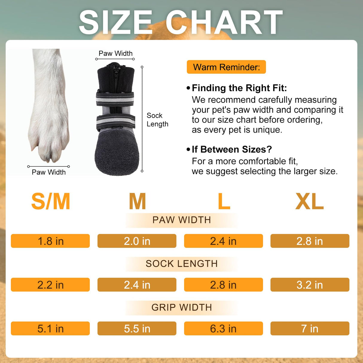 BEAUTYZOO Waterproof Dog Shoes for Winter Cold Weather, Anti-Slip Dog Socks Boots & Paw Protectors, Zipper Dogs Booties to Prevent Licking, Indoor Outdoor Reflective for Small Medium Large Senior Dogs