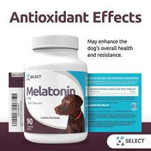 Load image into Gallery viewer, K9 Select Melatonin for Large Dogs - Composure Dog Calming Chews - Dog Melatonin for Sleep - Reduce Stress for Large Dogs - 6 mg, 90 Beef Flavored Chewable Tablets