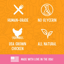 Load image into Gallery viewer, Full Moon Chicken Jerky Healthy All Natural Dog Treats Human Grade For Hip And Joint 12 oz