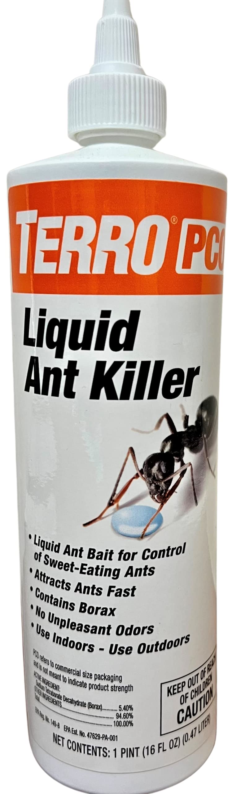 TERRO PCO Liquid Ant Bait 1 Bottle Ant Killer 16 oz Each New (Pack of 2)