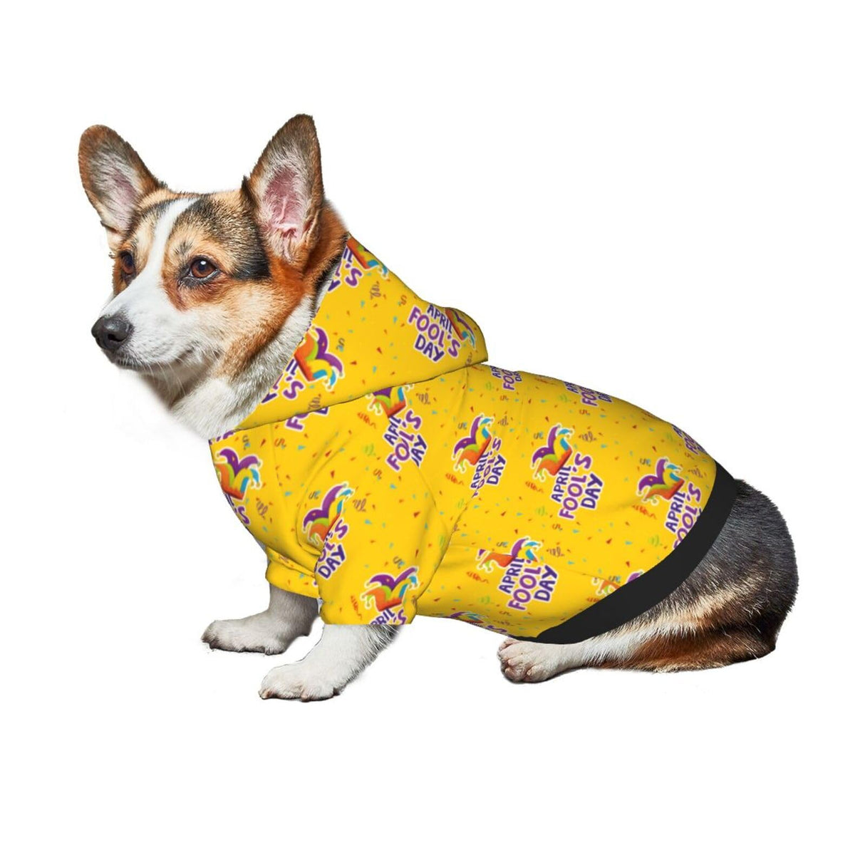 Happy April Fool'S Day Pet Wear Hoodie Small Dog Sweatshirt Warm Lightweight Easy to Wear Puppy Pets Apparel X-Large