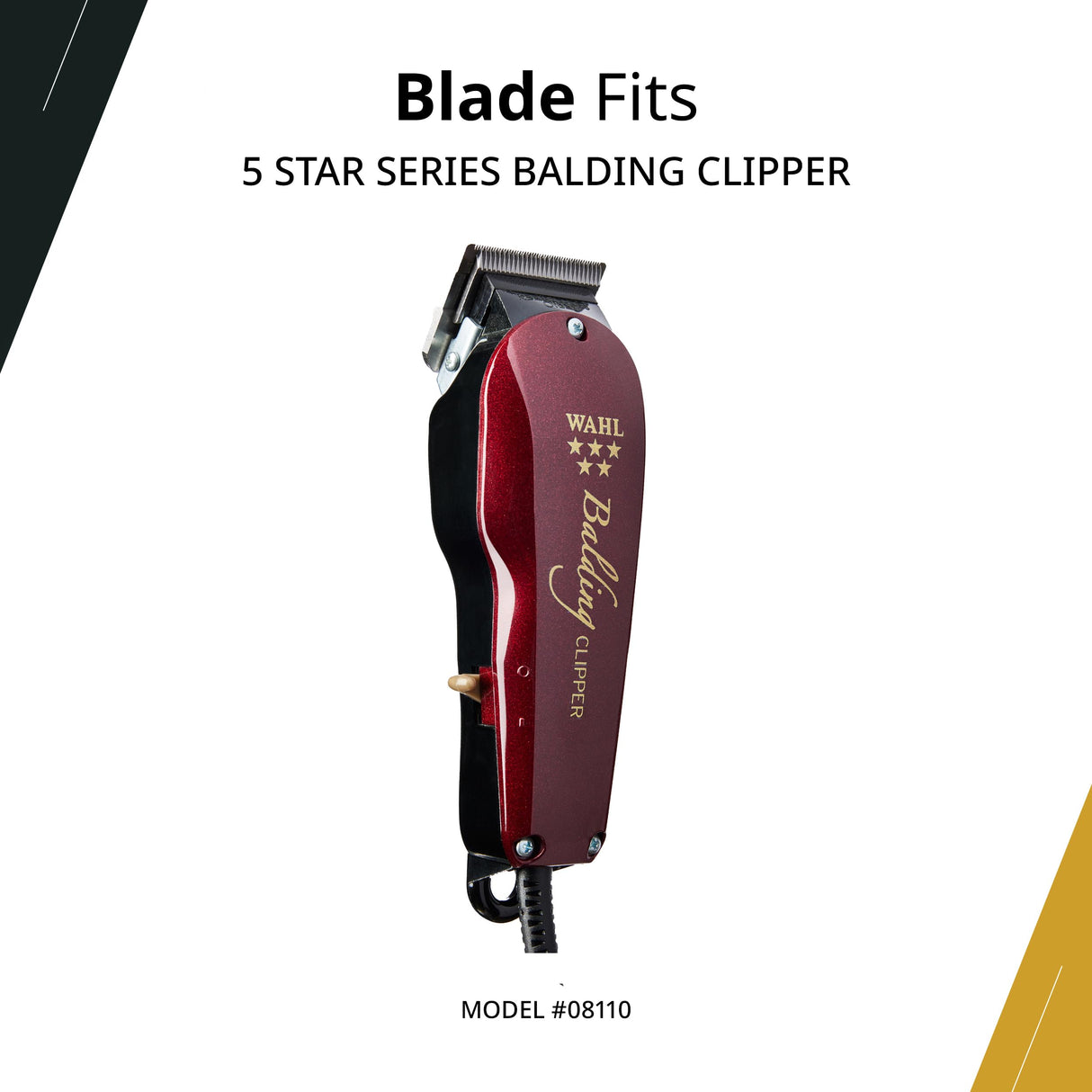 Wahl Professional Balding Blade, 6X0 Ultra-Close Replacement Blade for 5 Star Balding Clipper