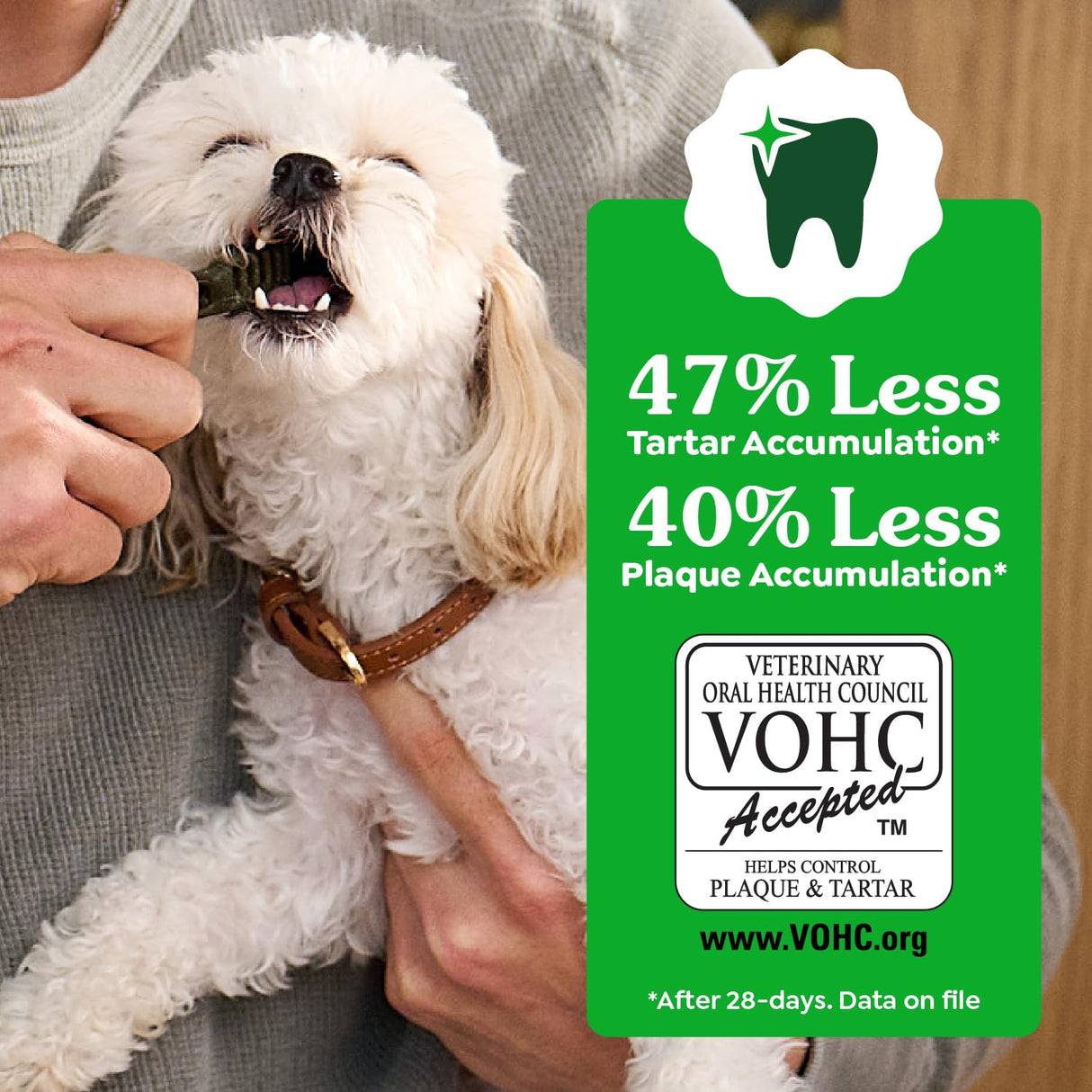 Greenies Veterinarian-Recommended Natural Dental Dog Treats, Large Size, Original Flavor, 36 oz. Pack, 24 Count