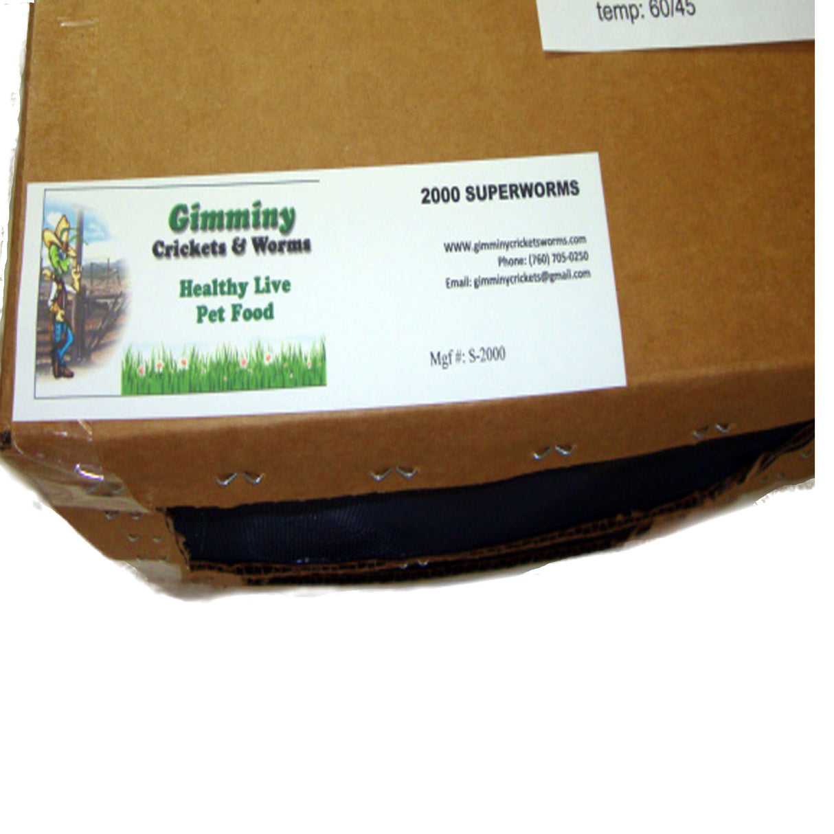 BASSETT'S CRICKET RANCH 2100 Live Mealworms, Organically Grown