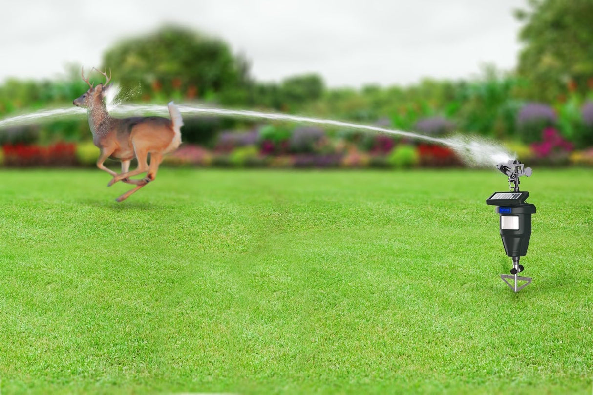 Motion Activated Sprinklers for Yard - Effective Deer & Cat Repellent, Skunk Deterrent, Raccoon & Dog Repellent, Lawn Sprinkler System, Water Sprinkler for Lawn Protection