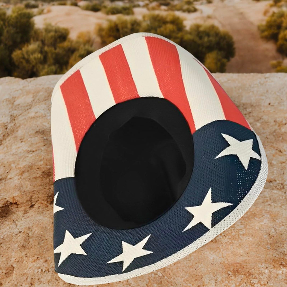 Generic Trump 2024 Western Cowboy Hat, American Flag Cowboy Hat for Men and Women, Wide Brim Straw Cowboy and Cowgirl Hat, Classic Outdoor Sunshade Cowboy Hats with Belt Buckle Multicolor