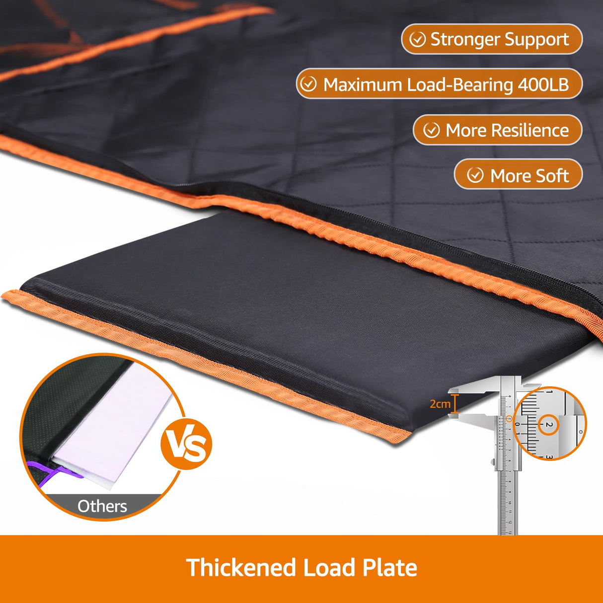 iBuddy Truck Seat Extender for Dog Hard Bottom Seat Cover Split Design Offer Large Space Protects Leather Seat from Scratch, Hair, Waterproof Pickup Truck Seat Cover for Silverado/GMC/Ram/F150 F250