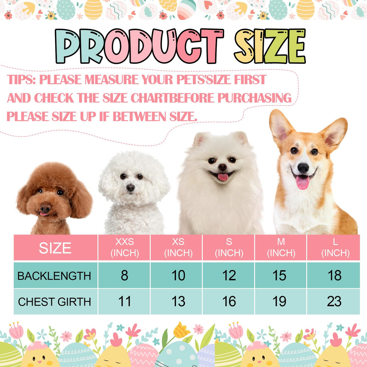 Abbylike 3 Pcs Seasonal Dog Outfits Easter Summer 4th of July Pet Costume Cotton Holiday Puppy Dress Lightweight Pet Apparel with Bowknot for Large Medium Dog Clothing, Large