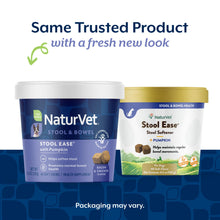 Load image into Gallery viewer, NaturVet – Stool Ease for Dogs – 40 Soft Chews – Helps Maintain Regular Bowel Movements – Enhanced with Sugar Beet Pulp, Flaxseed & Psyllium Husk – 40 Day Supply