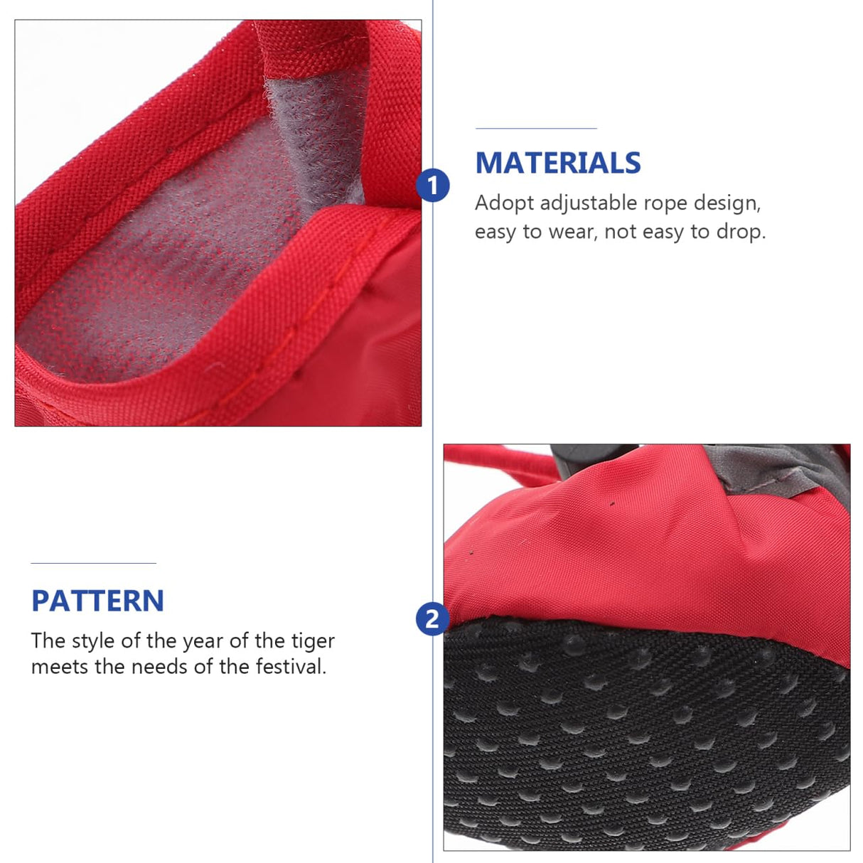 Toddmomy 12Pcs Dog Shoes Anti-Slip Sole Dog Boots & Paw Protector for Small Medium Pet Rainy Days Outdoor Use Keeps Paws Dry Warm