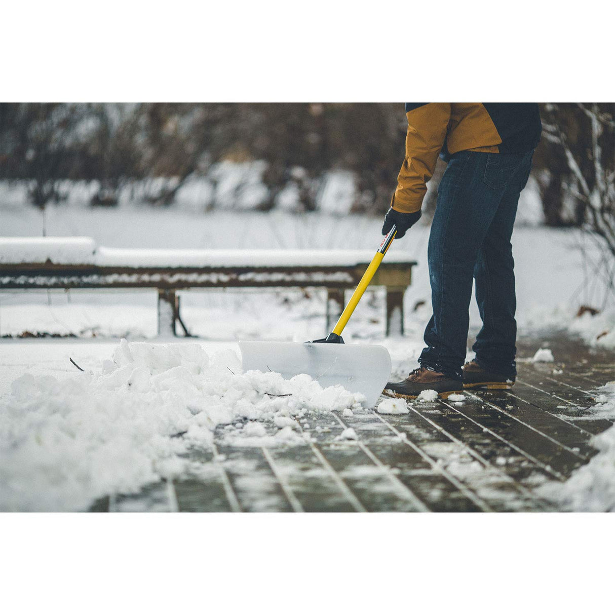 The Snowplow the Original Snow Pusher 48" Wide Model