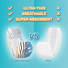 Load image into Gallery viewer, HONEY CARE All Absorb Petrichor Male Dog Wrap, Fresh Smell Dog Diaper, Disposable, Small, White, 100 Count