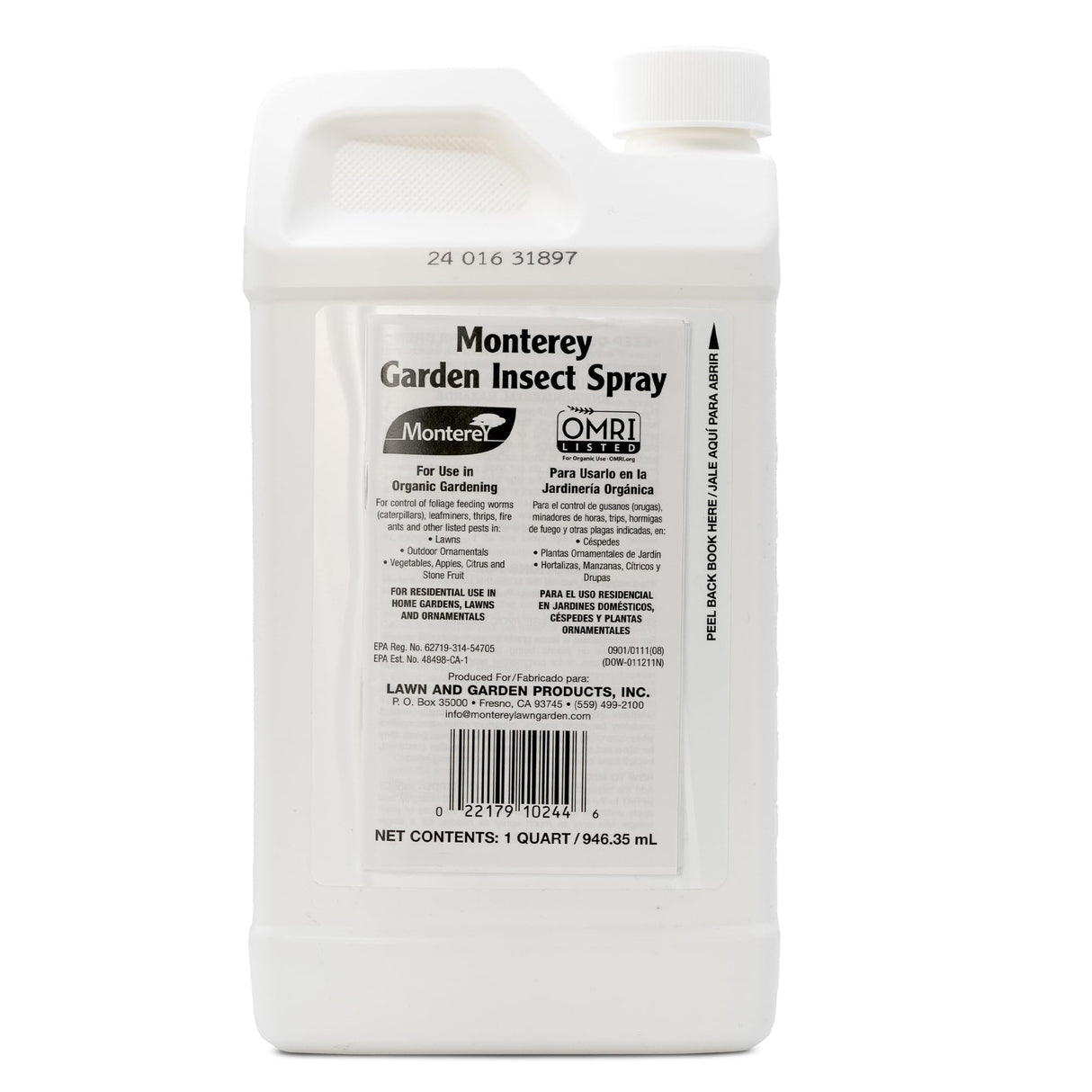 Monterey - Spinosad Insecticide - Garden Insect Spray Concentrate for Control Insects Bundled with Measuring Spoon - 8 oz Concentrate