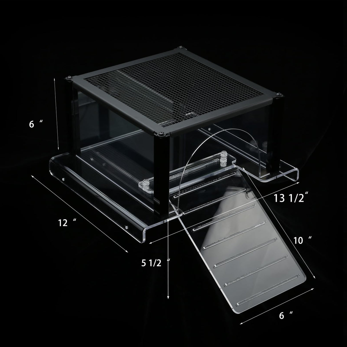 Turtle Topper Basking Platform for Aquatic Turtles 10/20/29/55 Gallon Tank, Aquatic Reptile Ramp Dock, Terrace, Accessories