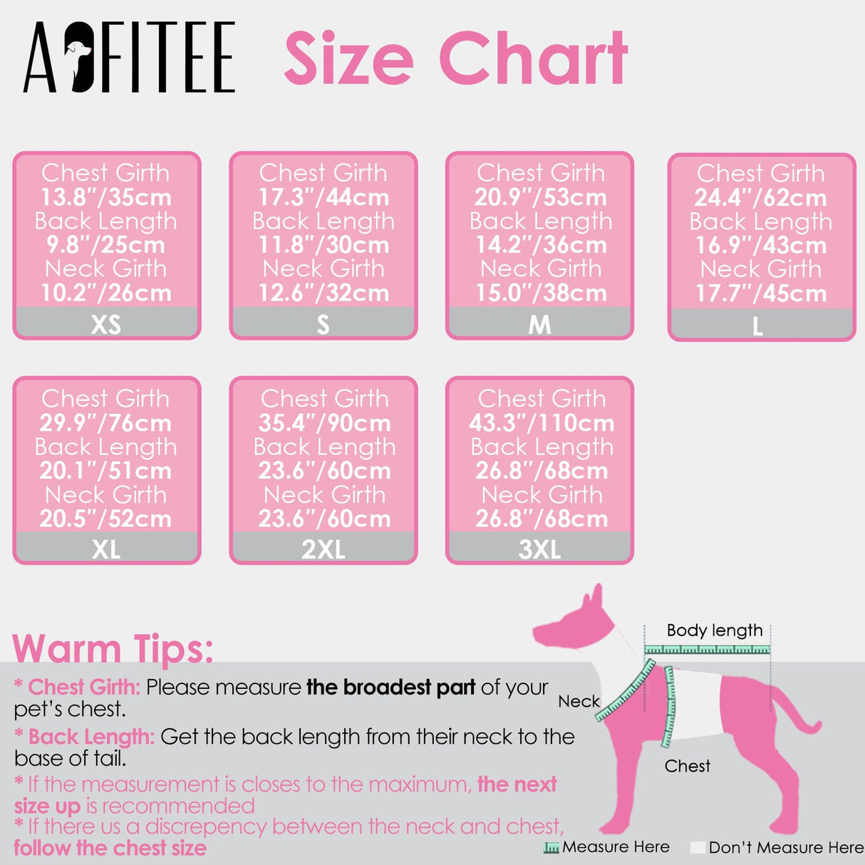 AOFITEE Small Dog Winter Coat, Waterproof Dog Winter Jacket with Zipper & Fleece Collar, Reflective Dogs Puffer Jacket, Small Pet Snow Coat Snowsuit for Yorkshire, West Highland