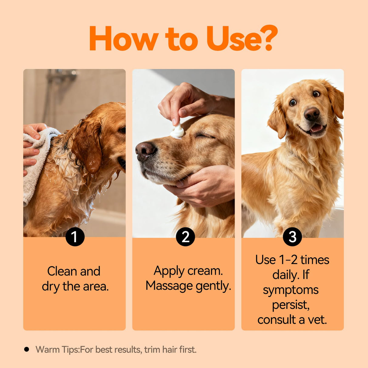 PUAINTA Hot Spot Treatment for Dogs, Soothing Skin Cream, Quantum Silver and Coconut Oil to Gently Soothe & Moisturize Dry, Sensitive, Irritated Skin
