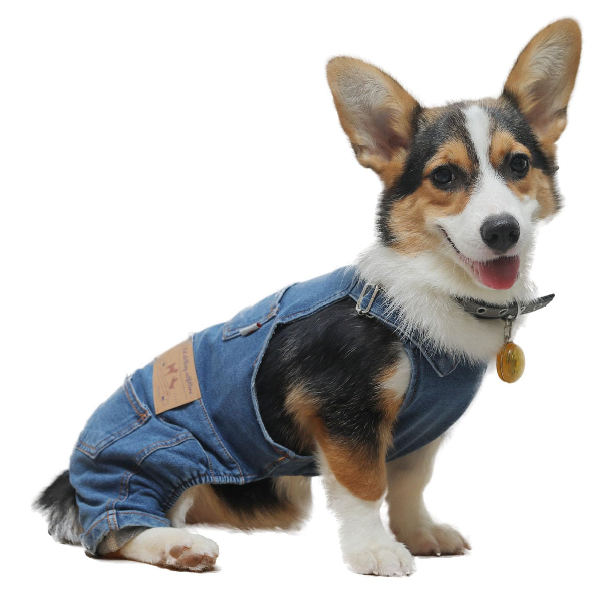 Dog Denim Jumpsuit Overalls, Dog Jeans Overalls Clothes, Puppy Costumes for Small Medium Dogs Cat