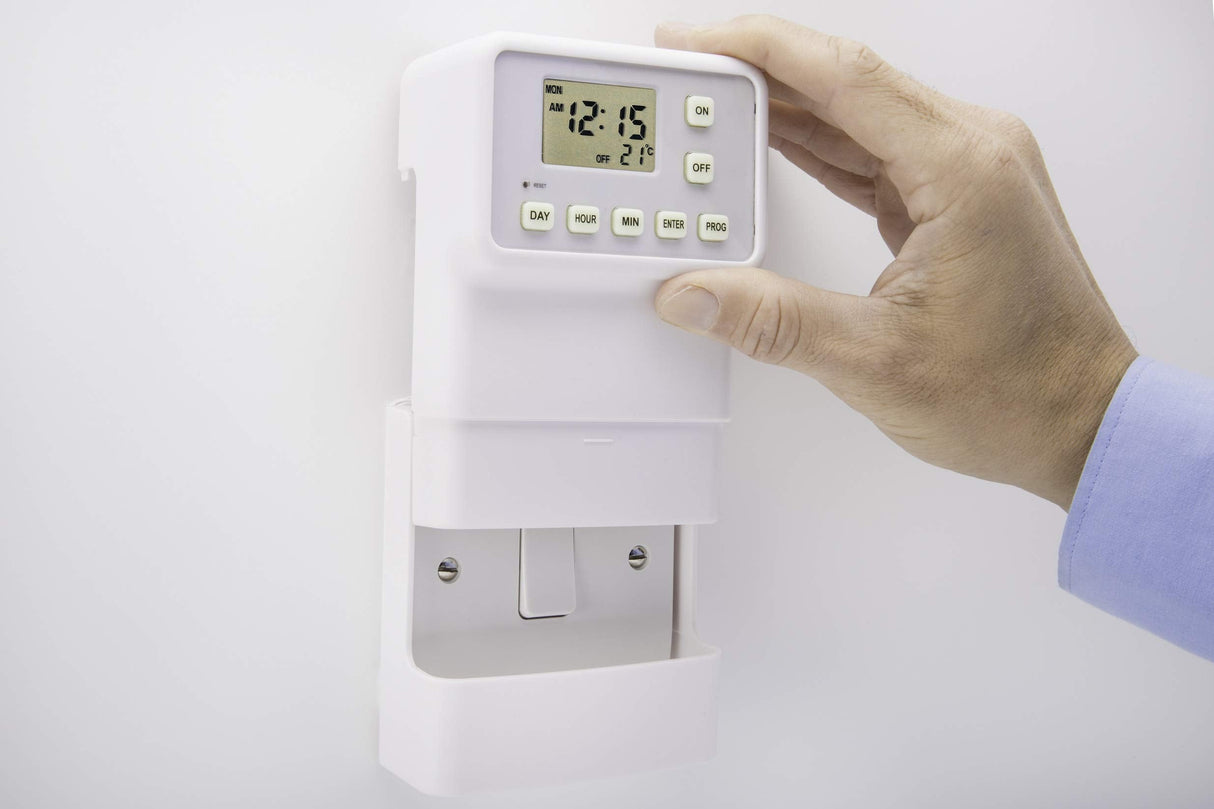 Mydome Light Switch Timer – Police Approved Retro Fit Timer Switch - A No Wiring Home Security Lighting & Burglar Deterrent