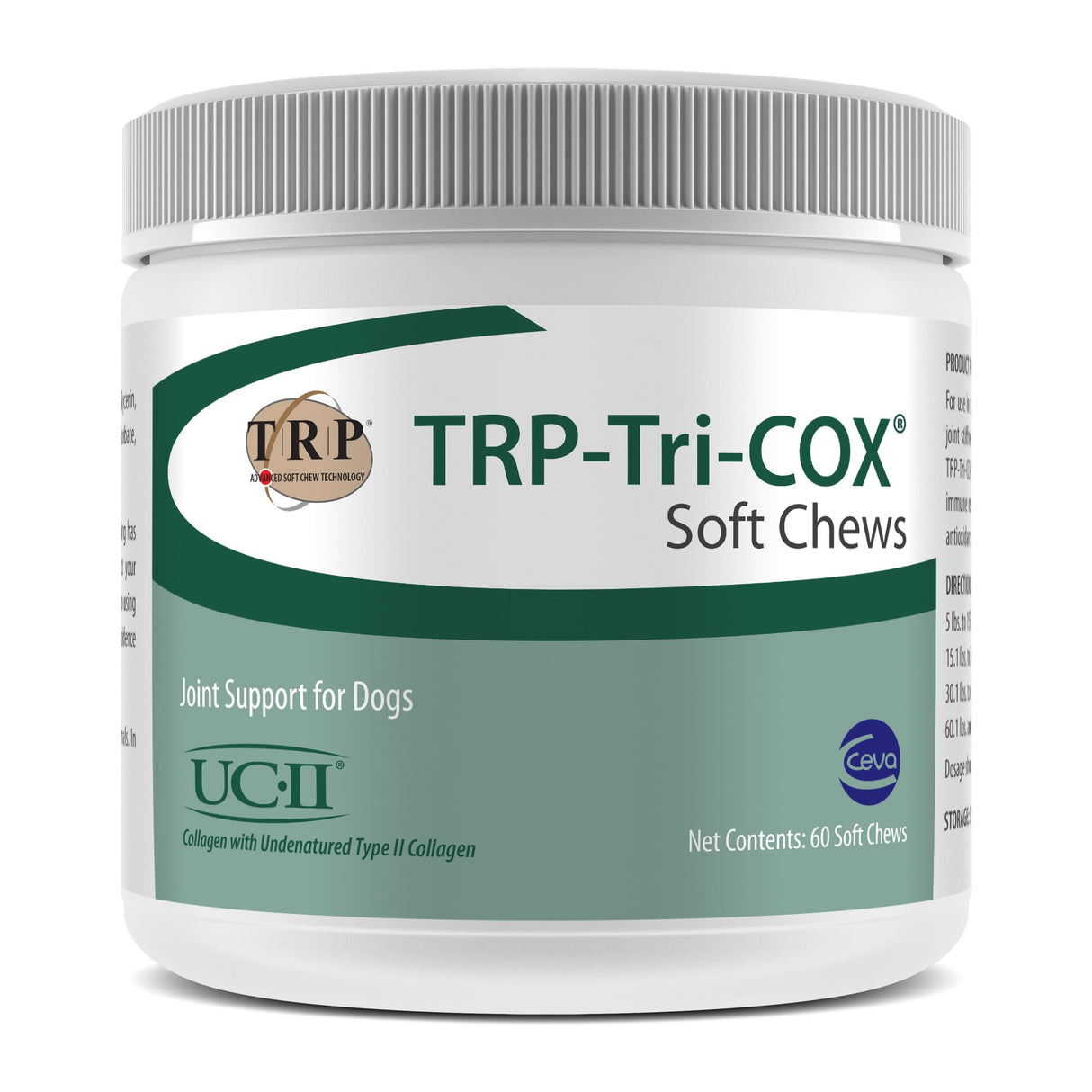 CEVA Animal Health TRP-Tri-COX Soft Chews - Joint Support For Dogs (60 Count)