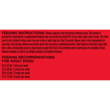 Load image into Gallery viewer, Milk-Bone Comfort Chews, Rawhide Free Dog Treats with Unique Chewy Texture and Real Beef, 16 Chews, Easy on Digestive System