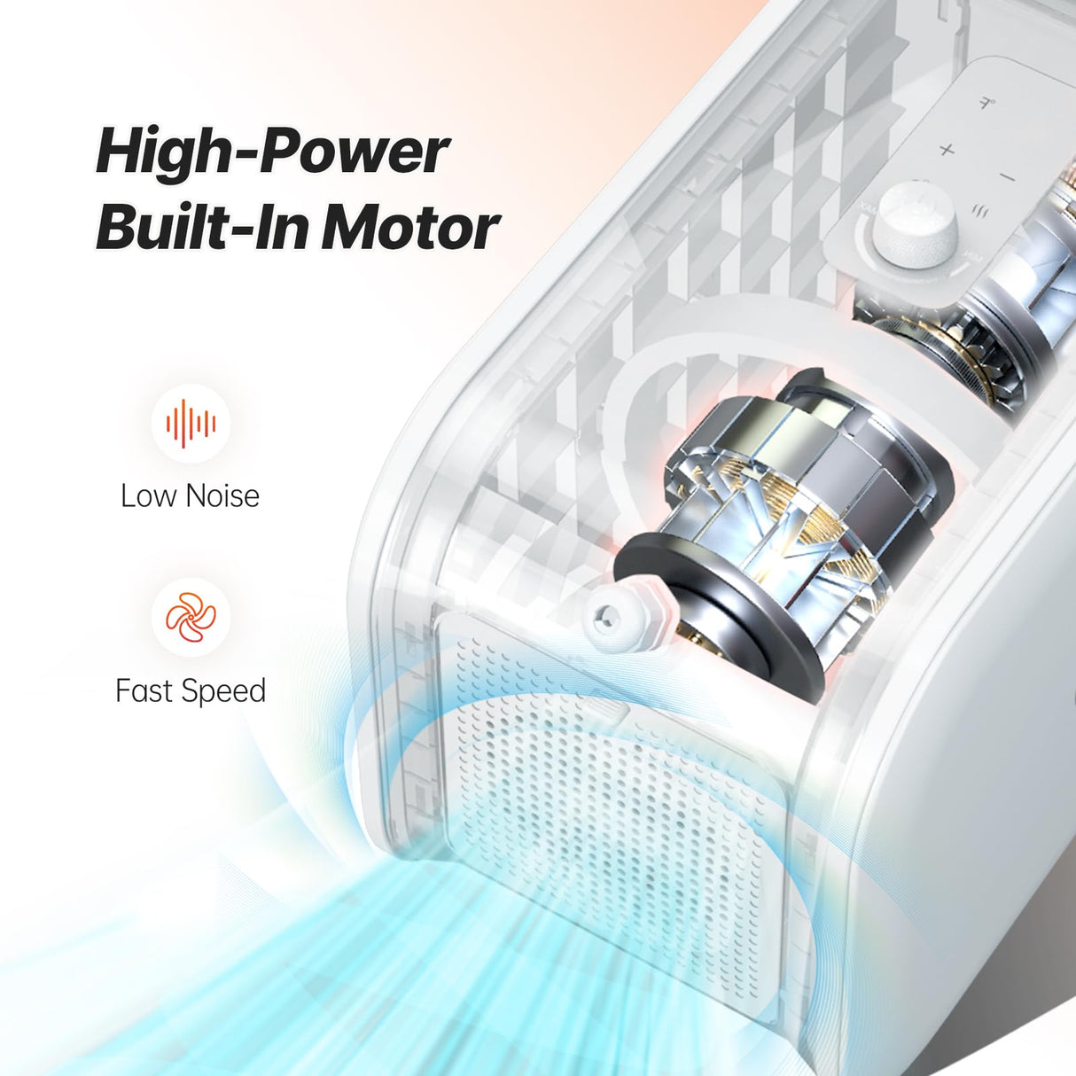 PUPIHOM Pet Hair Dryer, Dog Hair Blower for Grooming with Adjustable Airflow & Temperature Control, Smart Pet Dryer with LED Screen, 3 Nozzles, Dog Blow Dryer with High Velocity Negative Ion Motor