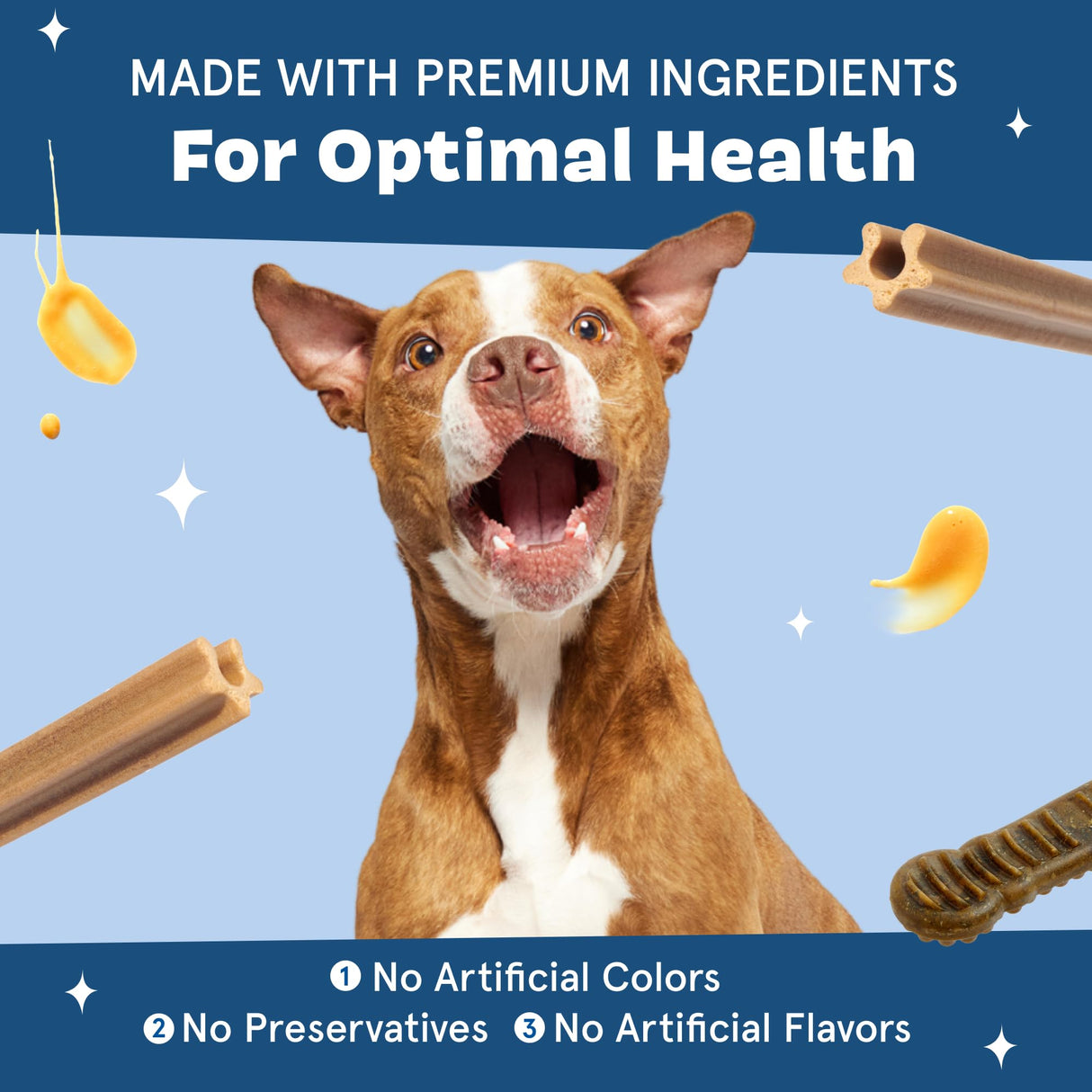 Barkbox Bright Original Dog Dental Kit, 30 Teeth Cleaning Chew Sticks & Toothpaste - Small Breeds