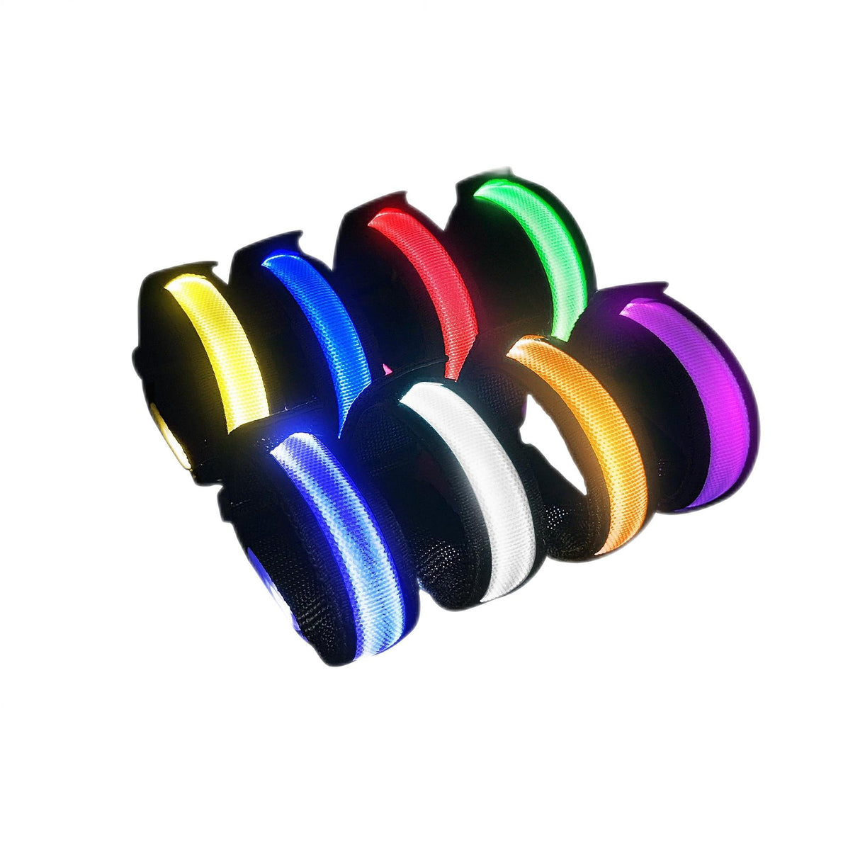 KIRALUMI 8 PCS LED Glow Bracelets, Light Up Wristbands - Halloween Glow in The Dark Party Bracelets Favors Supplies for Christmas, Concerts, Festivals, Game Prizes, Sports, Rave Accessories(Green)