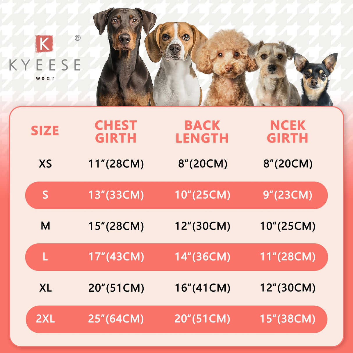 KYEESE Dog Pajamas for Small Dogs Turtleneck Stretchy Dog Pjs Pet Sweater Super Soft Warm Material Dogs Coats with Bowtie Pet Onesie Cold Weather Coat, Grey,XL