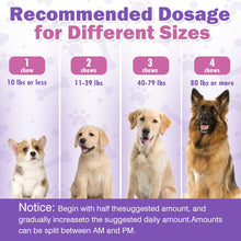 Load image into Gallery viewer, Calming Chews for Dogs 200pc Dog Calming Treat and Bites with Melatonin - Anxiety and Stress Relief Treats for Dogs Puppy Sleep Aid Calm Dog with Noise,Thunder,Barking,Separation,Chewing