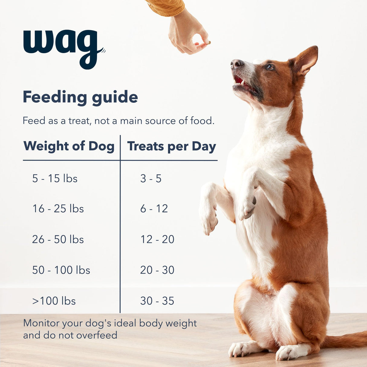 Wag Chicken Flavor Training Treats for Dogs, 2 lb. Bag (32 oz)